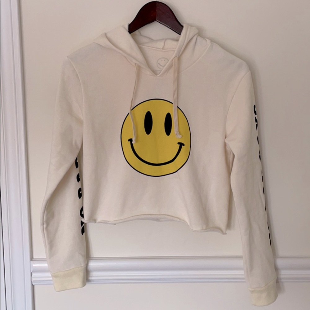 URBAN OUTFITTERS no bad days smiley hoodie